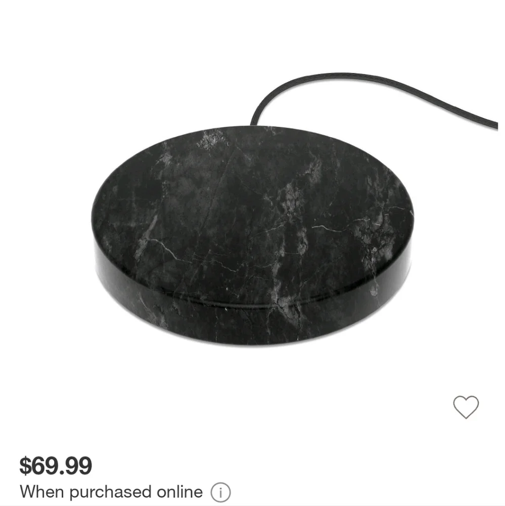 Einova Black Marble Fast 10W Charging Stone‎